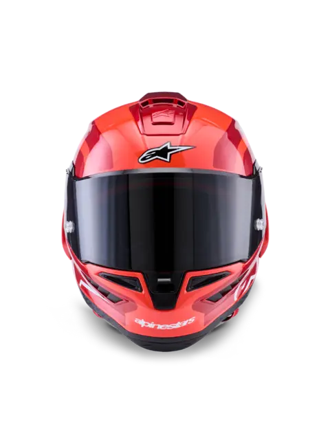 Alpinestars Supertech S-R10 Arius M Sort/Hvit/Double Red Glossy 