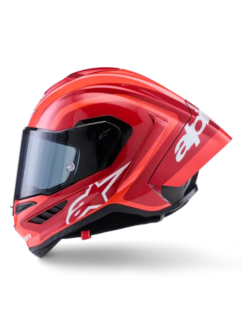 Alpinestars Supertech S-R10 Arius M Sort/Hvit/Double Red Glossy 
