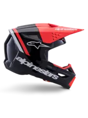 Alpinestars S-M3 Hjelm  S Sort/Rød