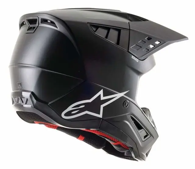 Alpinestars S-M5 Cross Hjelm M Solid Matt Sort 