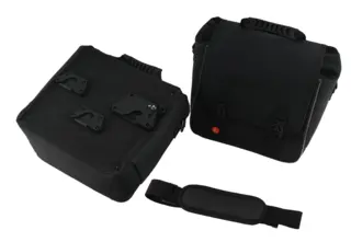 CF Moto Canvas sidevesker Sort