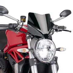Puig Sport Screen | Black (Opaque) | Du cati Monster 1200/S 2014&gt;