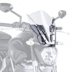 Puig Touring Screen - Klar Yamaha MT-07 2014&gt;2017