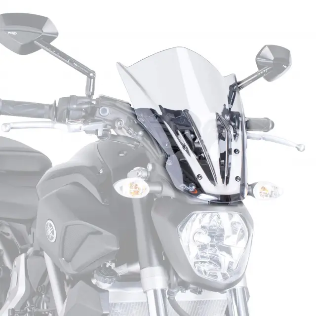 Puig Touring Screen - Klar Yamaha MT-07 2014>2017 