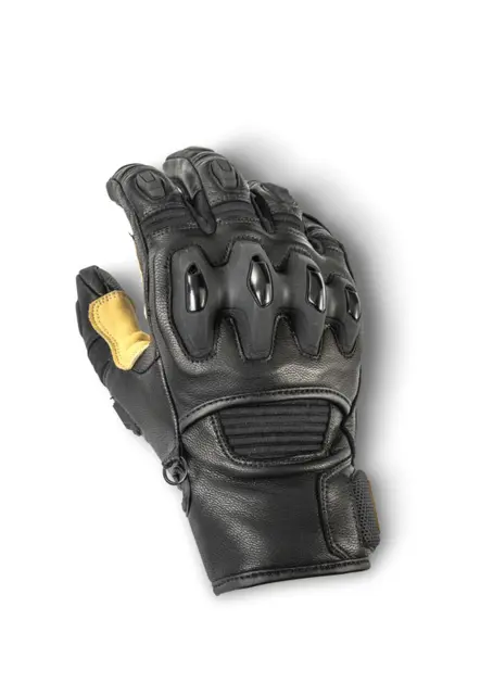 Halvarssons Flon hansker 12 Sort/beige 