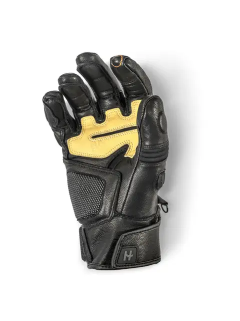 Halvarssons Flon hansker 12 Sort/beige 