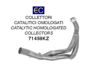 Arrow Kawasaki Er-6N - Versys 650 Homol