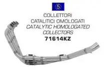 Arrow kollektor CB650F 16- Med katalysator EURO4