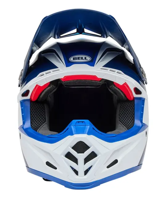 BELL Moto-9S Flex Cross Hjelm S Blå/Hvit 