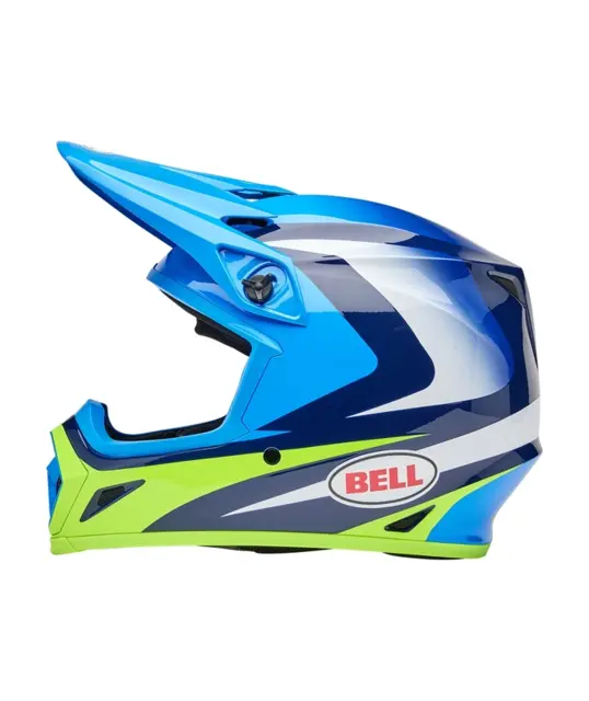 Bell MX-9 Mips Hjelm S Blå/Gul 
