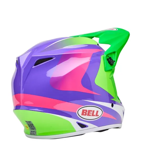 Bell MX-9 Mips Hjelm S Grønn/Lilla 