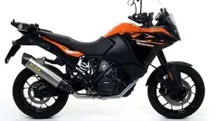 Arrow Slip-on KTM 1090 Adventure 17- Blank aluminium m/ carbon endestuss