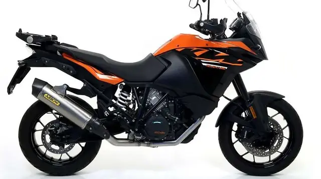 Arrow Slip-on KTM 1090 Adventure 17- Blank aluminium m/ carbon endestuss 
