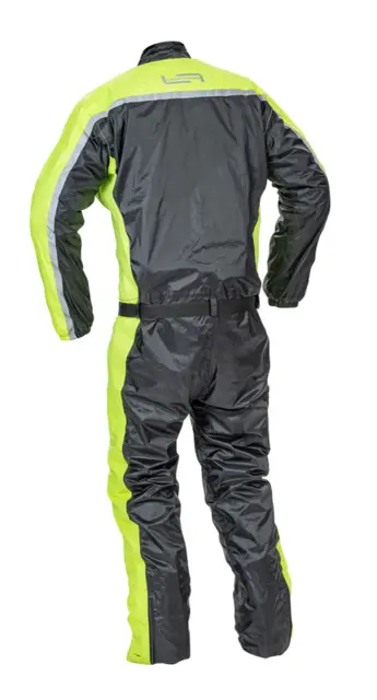 Lindstrands Sidvallen Regndress XS Sort/gul 