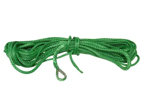 Bronco syntetisk vinschline 4.5mm x 15.3m Gr&#248;nn