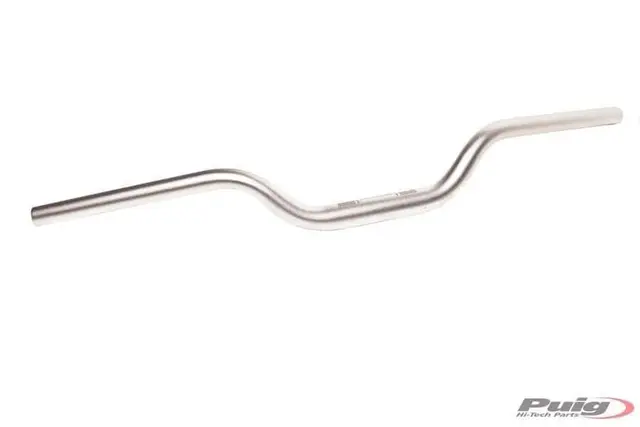 Puig Handlebar 22mm Conical 40mm Rise | Silver 