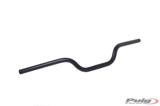 Puig Handlebar 22mm Cylindrical 46mm Ri se | Black 