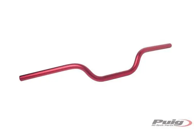 Puig Handlebar 22mm Cylindrical 46mm Ri se | Red 