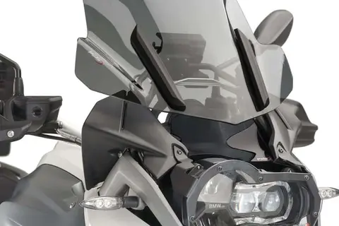 Puig Screen Deflector Infill | Dark Smo ke | BMW R1200 GS 2013&gt;2018
