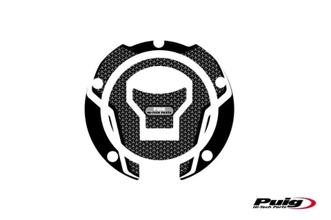 Puig Naked Fuel Cap Cover - Gr&#229; Honda