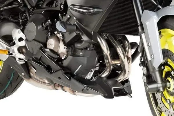 Puig Belly Pan for Stock Exhaust | Carb on Look | Yamaha MT-09 2013>2020 