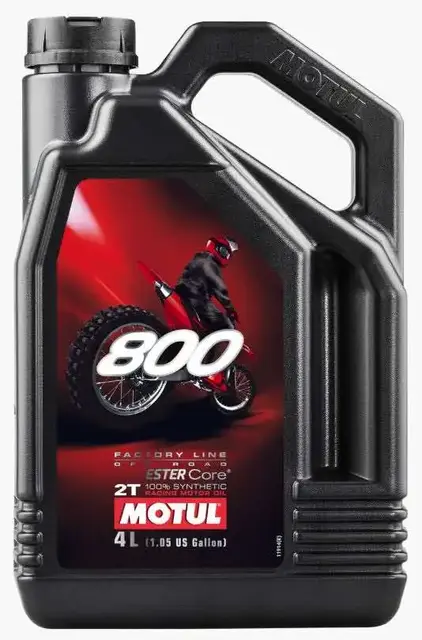 Motul 800 2T Off-Road Olje 4 Liter. Full Syntetisk 