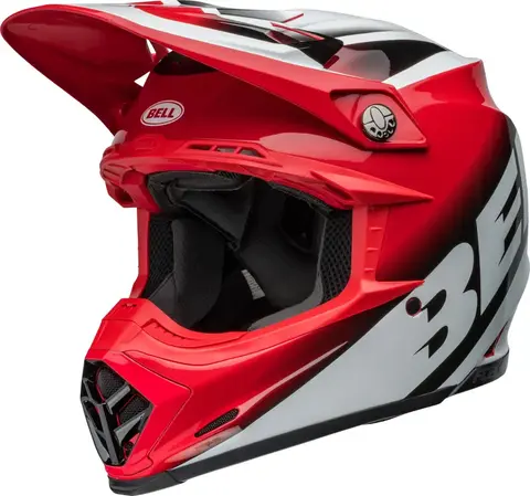 BELL Moto-9S Flex Cross Hjelm R&#248;d