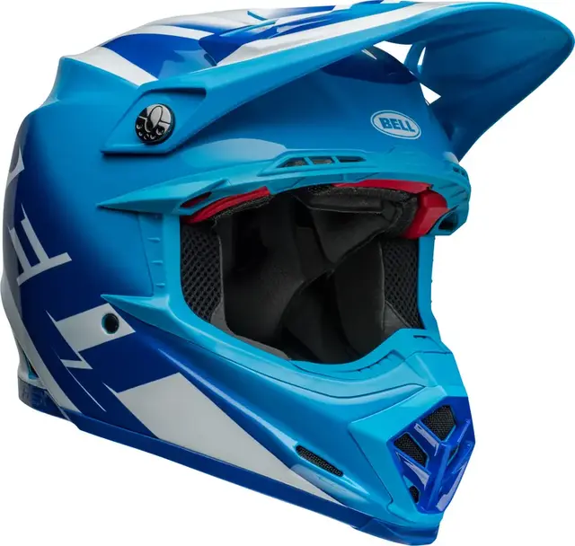 BELL Moto-9S Flex Cross Hjelm S Blå 