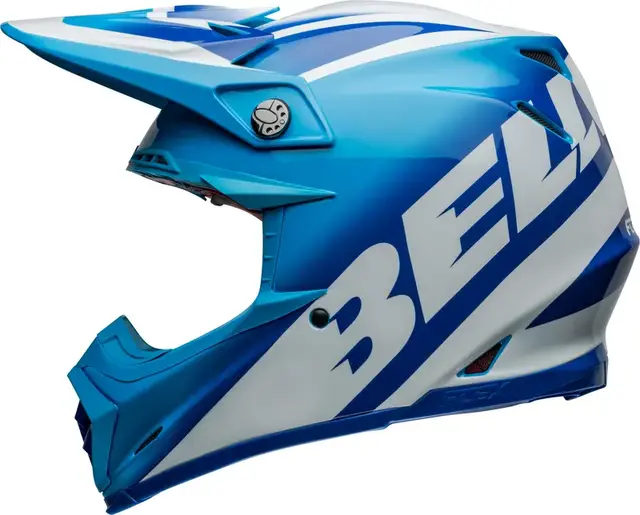 BELL Moto-9S Flex Cross Hjelm S Blå 