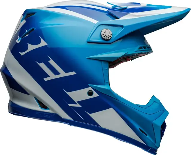BELL Moto-9S Flex Cross Hjelm S Blå 