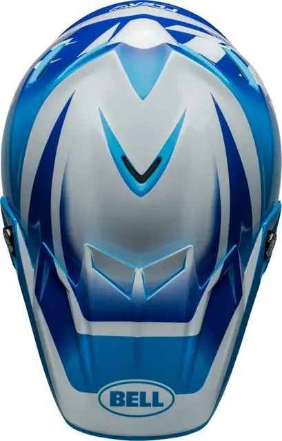 BELL Moto-9S Flex Cross Hjelm S Blå 