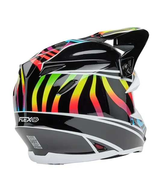 BELL Moto-9S Flex Cross Hjelm L Drift Gloss Black Multi 