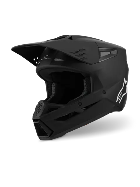 Alpinestars S-M3 Crosshjelm Matt sort XS 