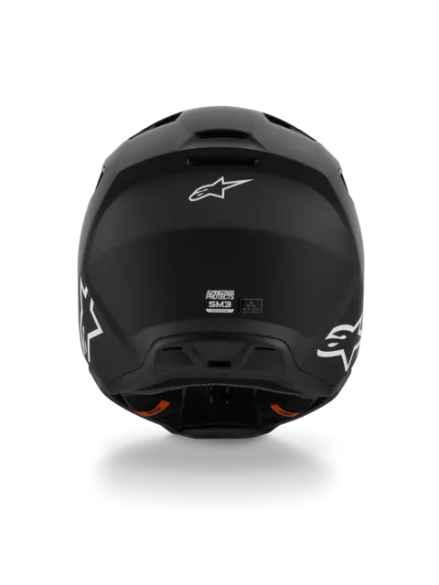 Alpinestars S-M3 Crosshjelm Matt sort XS 