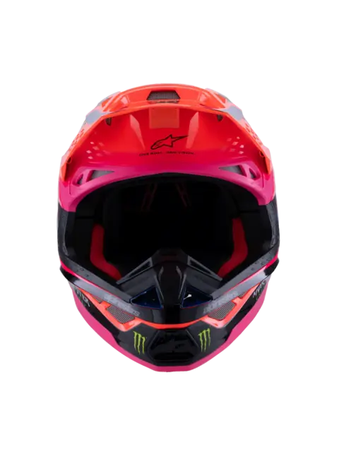 Alpinestars S-M10 Crosshjelm XS Oransj/Lilla/Monster 