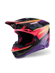 Alpinestars S-M10 MIPS Crosshjelm Rosa/Lilla S