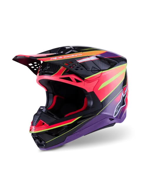 Alpinestars S-M10 MIPS Crosshjelm Rosa/Lilla S 