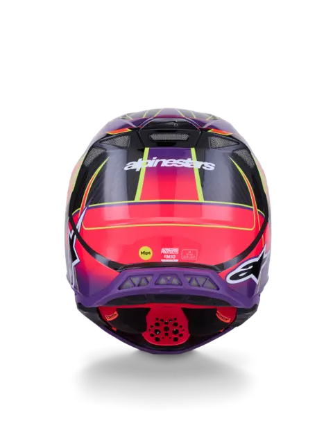 Alpinestars S-M10 MIPS Crosshjelm Rosa/Lilla S 