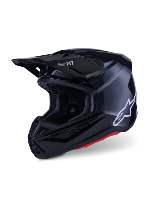 Alpinestars S-M7 Crosshjelm Sort XS 