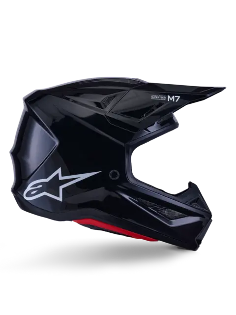 Alpinestars S-M7 Crosshjelm Sort XS 