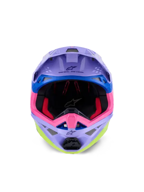 Alpinestars S-M10 MIPS Crosshjelm Lilla XS 