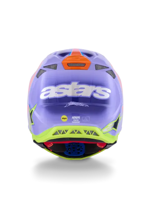 Alpinestars S-M10 MIPS Crosshjelm Lilla XS 