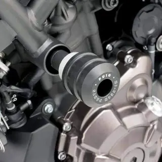 Puig Hi-Tech Vintage Frame Sliders | Bl ack | Yamaha XSR 700 2016&gt;