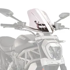 Puig Touring Screen | Clear | Ducati X Diavel 2016&gt;2018
