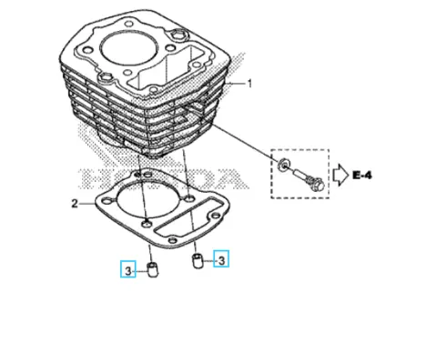 Honda &quot;Dowel pin&quot; 8x14