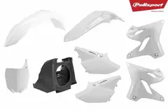 Polisport Plastikk Restyle Kit Hvit. Yz 125/250 02-20