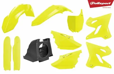 Polisport Plastikk Restyle Kit Gul. Yz 125/250 02-20