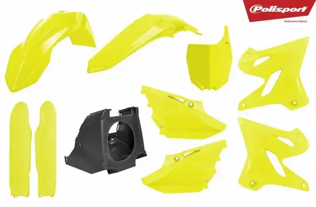 Polisport Plastikk Restyle Kit Gul. Yz 125/250 02-20 