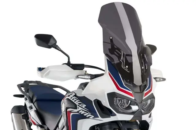 Puig Touring Screen and Support Arm | D ark Smoke | Honda CRF 1000 L Africa Twi 