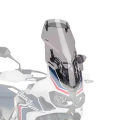 Puig Touring Screen with Visor and Supp ort | Light Smoke | Honda CRF 1000 L Af